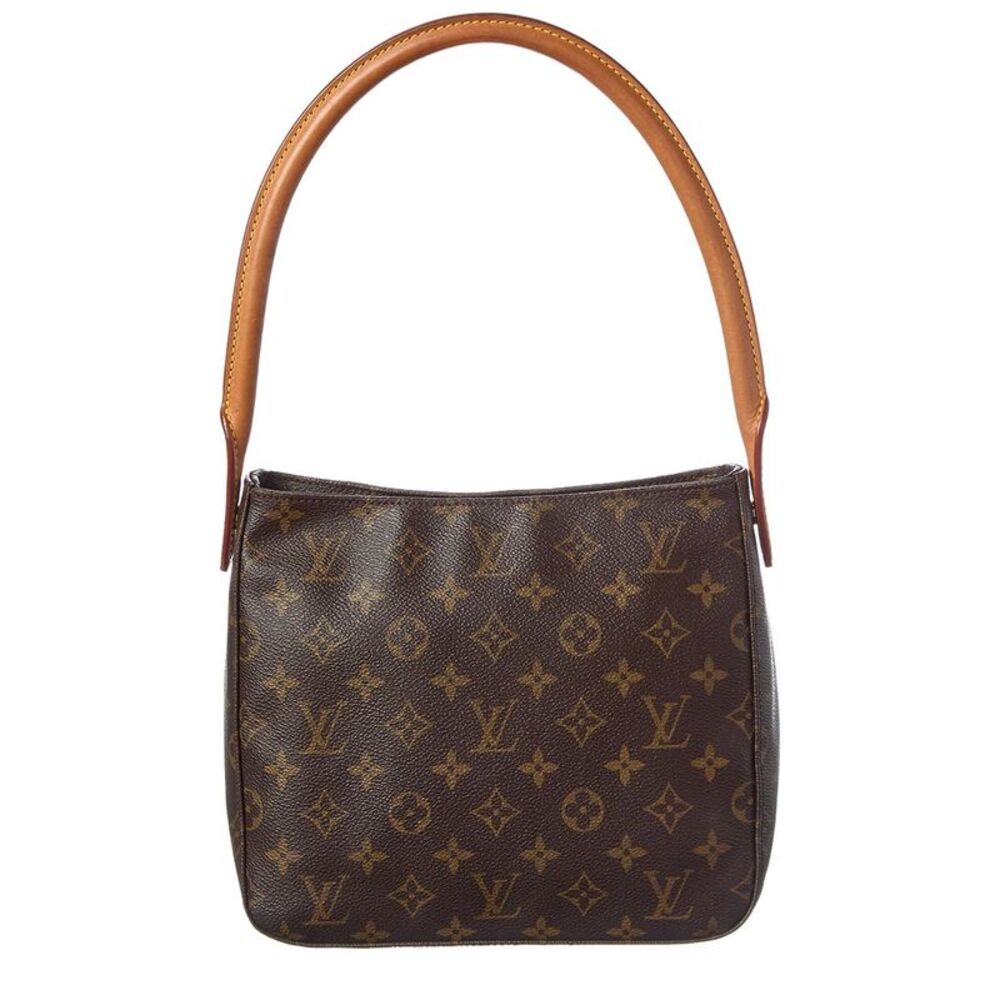 Louis Vuitton Brown Monogram Coated Canvas Looping (Authentic Pre-Loved)